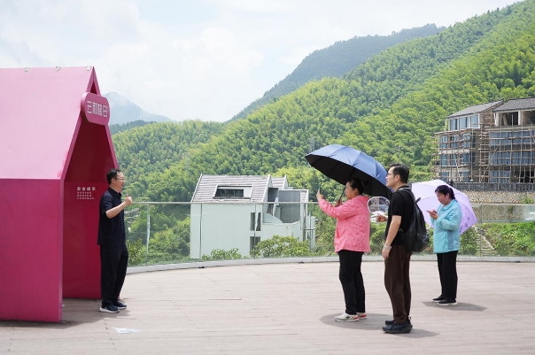 崇头镇梅竹村 | 游客在打卡拍照